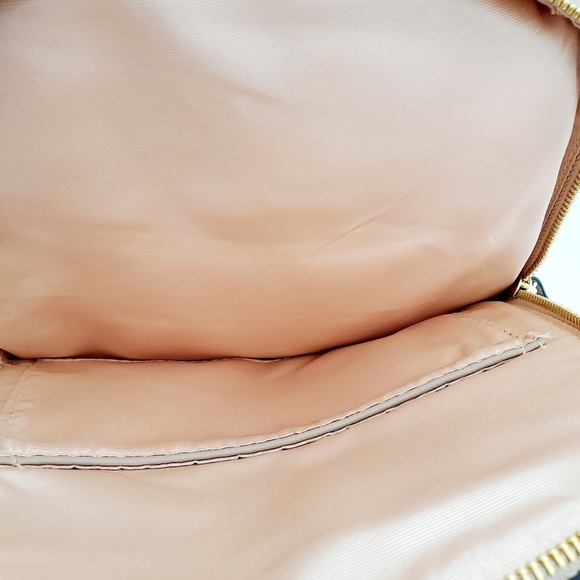 American Bee Leather Taupe Women\'s Backpack with Wallet main image 12